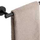 Bathroom Towel Bar, 27 Inch Towel Racks for Bathroom Wall Mounted, Heavy Duty Bathroom Towel Holder Organizer, Stainless Steel Home Towel Rod, Matte Black