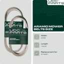 UDC Parts M154621 Deck Belt Replacement for John Deere 42 Inch X300 X304 X310, Z245 EZtrak Zero Turn Mower 48" / Aramid Cord / 146.24 inches