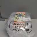 Honeydak 5 Pack Snack Containers 3 Compartment Bento Snack Boxes Divided Meal Prep Containers with Lids Reusable Adults Lunch Food Storage Box for School Work Travel(Morandi Color)