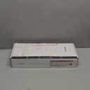 Homemory Gray Flickering Flameless Candles, Battery Operated Acrylic LED Pillar Candles with Remote Control and Timer, Halloween Decor, Set of 5