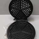 Mueller Heart 5 Waffle Maker, Waffle Iron, Adjustable Browning Control & Nonstick, Cool Touch Handle, Easy to Clean, Small Kitchen Appliances