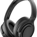 ADOOPE Wireless Headphones | 94dB Volume Limited Hearing Protection | Built-in Mic | Bluetooth 5.3 | Foldable & Durable Headset for School, Travel | Ideal Back to School Gift for Kids(Black)