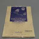 Veritas Colored Copy Paper, Cream Multi-Purpose paper,Colored Printer Paper 8.5 x 11, 20 lb / 75 GSM, Cream,200 Sheet, Made in USA