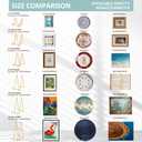 Plate Holder Easel Display Stand - 6 inch Metal Plate Stands for Display - Tabletop Picture Stand - Gold Iron Easels for Display Pictures | Photo Frames | Book | Decorative Plates | Plaque - 4 Pack