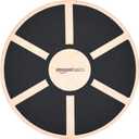 Amazon Basics Wood Wobble Balance Trainer Board (Black)
