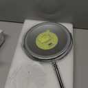 Lighted Makeup Mirror, 3000 mAh Rechargeable Double Sided Magnifying Vanity Mirror with 3 Colors, 1x/10x, 360 Rotation , Brightness Adjustable Magnification Cosmetic Light up Mirror, Women Gift (Chrome)