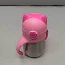 Munchkin Cool Cat Sippy Cup for Toddlers, Stainless Steel Straw Cup, 8 Ounce, Pink