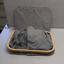 Rolling Laundry Hamper with Lid & Wheels, 110L Slim Double Grey Laundry Hamper 2 Section, Narrow Large Laundrys Hampers with Removable Bags&Breathable Mesh, Dirty Clothes Hampers for Bedroom