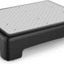 HBTower Step Stool, Mobility Step Stool for Adults & Seniors, Non-Slip Step Platform Indoor and Outdoor, Portable Step Riser, Safety Step for Car, Bedside, Office, Shower, Stairs, Grey