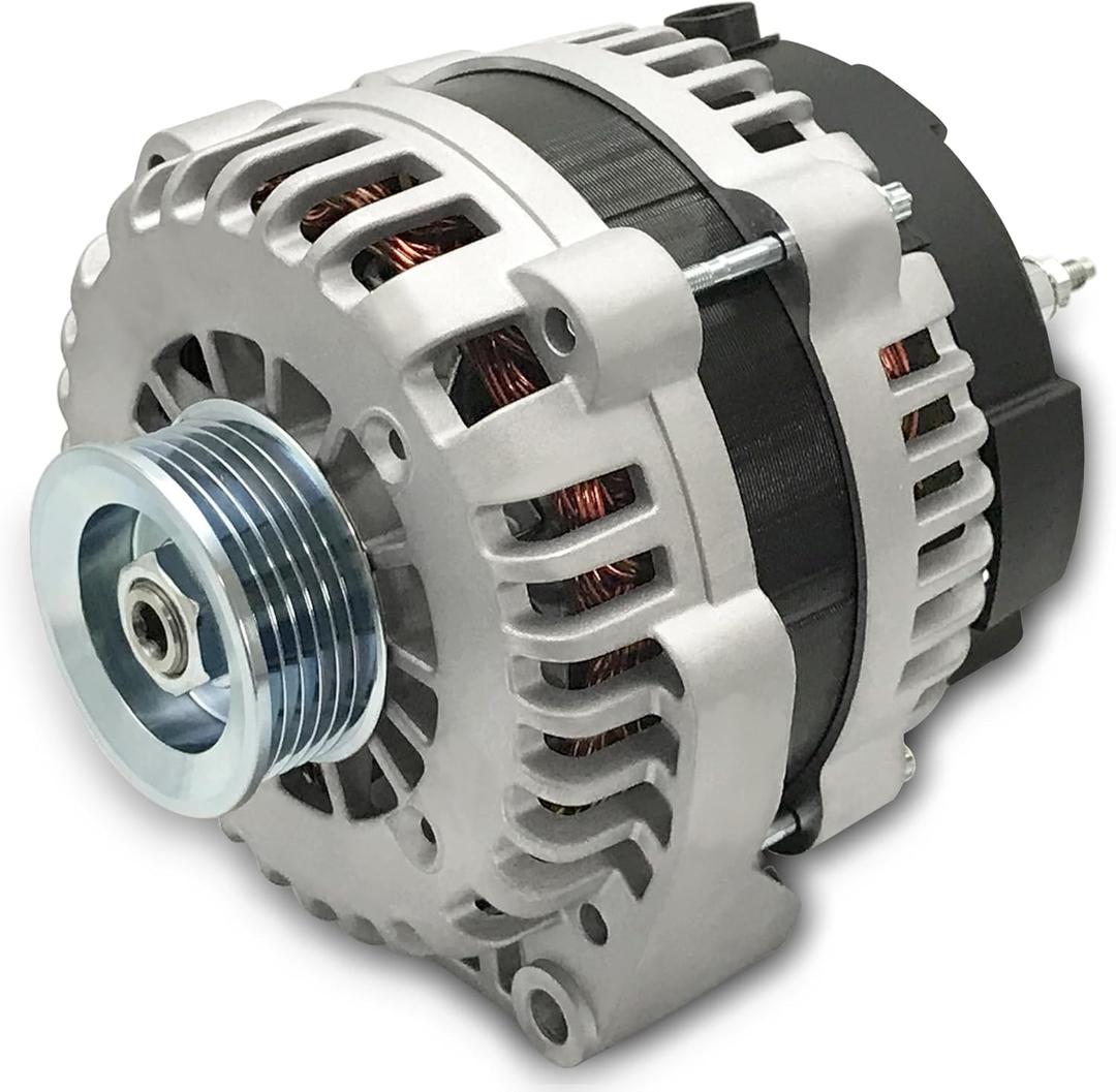 8301 160A Alternator Replacement for 07-14 Chevy Tahoe Silverado Suburban Avalanche V6 4.3 4.8 5.3L GMC Yukon XL Sierra 1500 2500 3500 HD Cadillac Escalade ESV EXT 6.0 6.2 V8 OE#: 400-12253