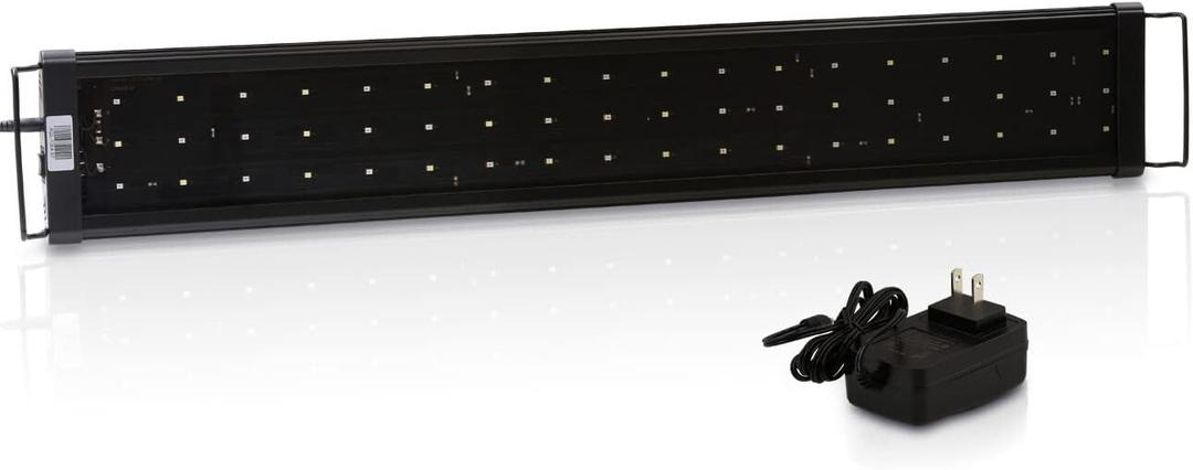 AJP Distributors 54 LED SMD 30"-42" Aquarium Light Bar Full Spectrum Fish Tank Strip Lamp Extendable Brackets Adjustable 2-Modes Multi-Color White Blue Red Green 3420 Lumen Fresh Water Plant Growth