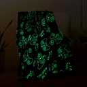 Wesan Gaming Gamer Glow in The Dark Blanket Boys Kids Teens Birthday Christmas Easter Age 1 to 13 Video Game Toys Fun Fluffy Plush Throw 50"x60"