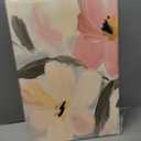 Floral Wall Art Set of 3, Framed Vintage Pink Flower Canvas Paintings, Rustic Country Decor Poster for Living room, office, bedroom 16x24 Inch Each, Ready to Hang