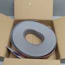 FONUNO Vinyl Wall Base Rubber Baseboard Molding Trim Self Adhesive 3" Wide, 3in x 100ft