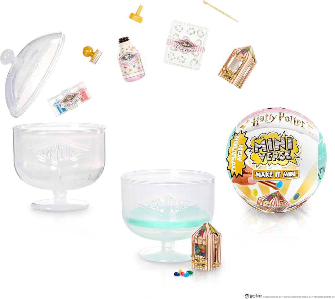 MGA's Miniverse Make It Mini Honeydukes Harry Potter Mini Collectibles, Mystery Blind Packaging, DIY, Resin Play, Replica Food, NOT Edible, Collectors, 8+ MGA's Miniverse Make It Mini Honeydukes Harry Potter Mini Collectibles, Mystery Blind Packaging, DIY, Resin Play, Replica Food, NOT Edible, Collectors, 8+