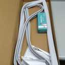 UPGRADED 242193214 Refrigerator Door Gasket, Compatible with Frigidaire, Kenmore, Crosley Refrigerator Door Seal 242193214 Replaces Part Number PS7784010 AP5688453 EAP7784010 Freezer Door Gasket White