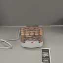 Conair Double Ceramic Hot Rollers for Long, Medium, and All Hair - Hair Curler - Hair Roller Clips Included - 1/2 inch, 3/4 inch, and 1 inch Rollers (20 Piece Set, Tan)