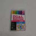 Tombow 56185 Dual Brush Pen Art Markers, Bright, 10-Pack. Blendable, Brush and Fine Tip Markers