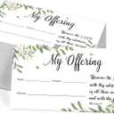 Woanger 500 Count Tithes and Offering Envelopes for Church Donation Envelope Bill Size Checks and Cash for Tithes and Offering(Classic)