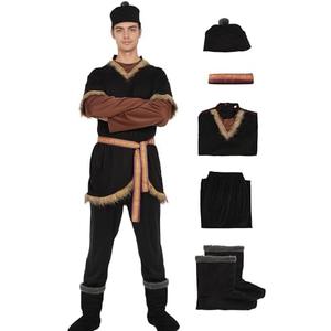 WATCPNO Mens Costume Cosplay Outfitit Top Pants Halloween Cosplay Outfit Suit Frozen XL