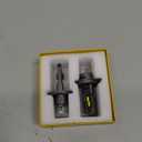 H4 Light Bulbs Super Bright Upgraded 900% 55000LM Brightness 6500K White H4/9003 Light Bulbs 1:1 Halogen Size Cooling Fan Plug and Play Fog Light Direct Fit Pack of 2