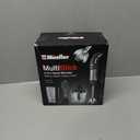 Mueller Multistick 800W 4-in-1 Immersion Blender Handheld, 12 Speed Hand Mixer - Turbo Boost, Heaviest Duty Copper Motor, Titanium Blades Hand Blender, Milk Frother Wand, Whisk, Beaker, Chopper, Grey
