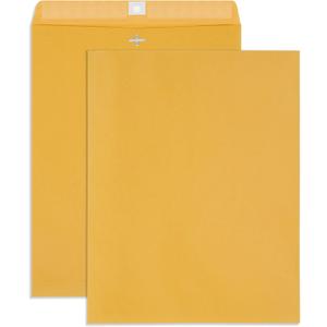Blue Summit 10x15 Envelopes, Clasp Envelopes 10 x 15, Thick 28lb Kraft Paper Exta Large Envelope, Clasp with Gummed Seal, Works with Legal Papers and Large Documents, 100 Envelopes (Brown)