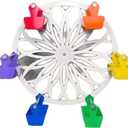 Ferris Wheel Bird Feeder of Fun for Your Feathered Friends: Spinning Feeder with Durable Steel Design, Easy to Install, Clean, and Refill for Outdoor Bird Watching (1)