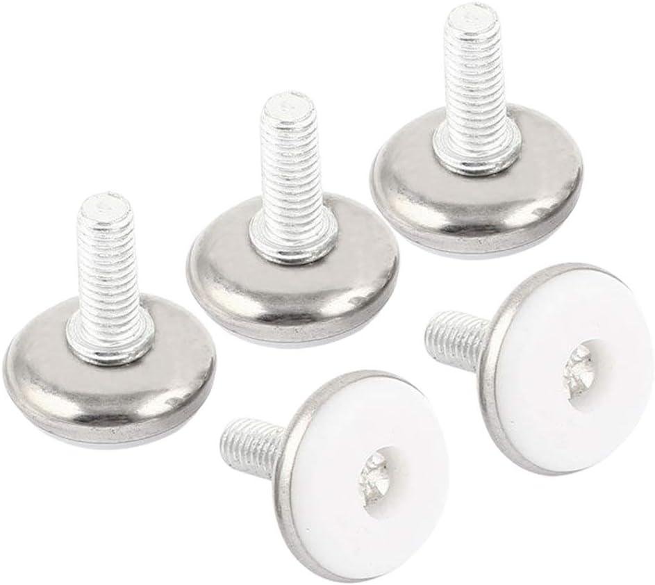 30Pcs Adjustable Furniture Leg Base Leveller Table Leveling Feet Pads, M6 x 15mmThreaded Rod