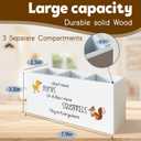 Funny Office Pen Holder for Desk, Dark Humor Office Work Gifts for Women Men Coworkers, I Don't Have Ducks in a Row Humorous Wooden Pen Pencil Holder Organizer for Desk Accessories