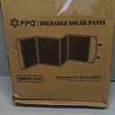 PPQ 100W Portable Solar Panel Kit 18V/6A,9lb Foldable Briefcase Solar Charger w/ 24% Efficiency,4 Cables & 16 Outputs for All Camping Power Station, RV Battery, Phones, IP67 Waterproof (iSolar 100W)