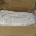 Bedsure Fluffy Duvet Cover Set - Ultra Soft Plush Shaggy Comforter Cover Queen Size, Warm Flannel Fleece Bed Sets for Winter, 3 Pieces (Striped Pattern, Linen) (Queen (90" x 90"))