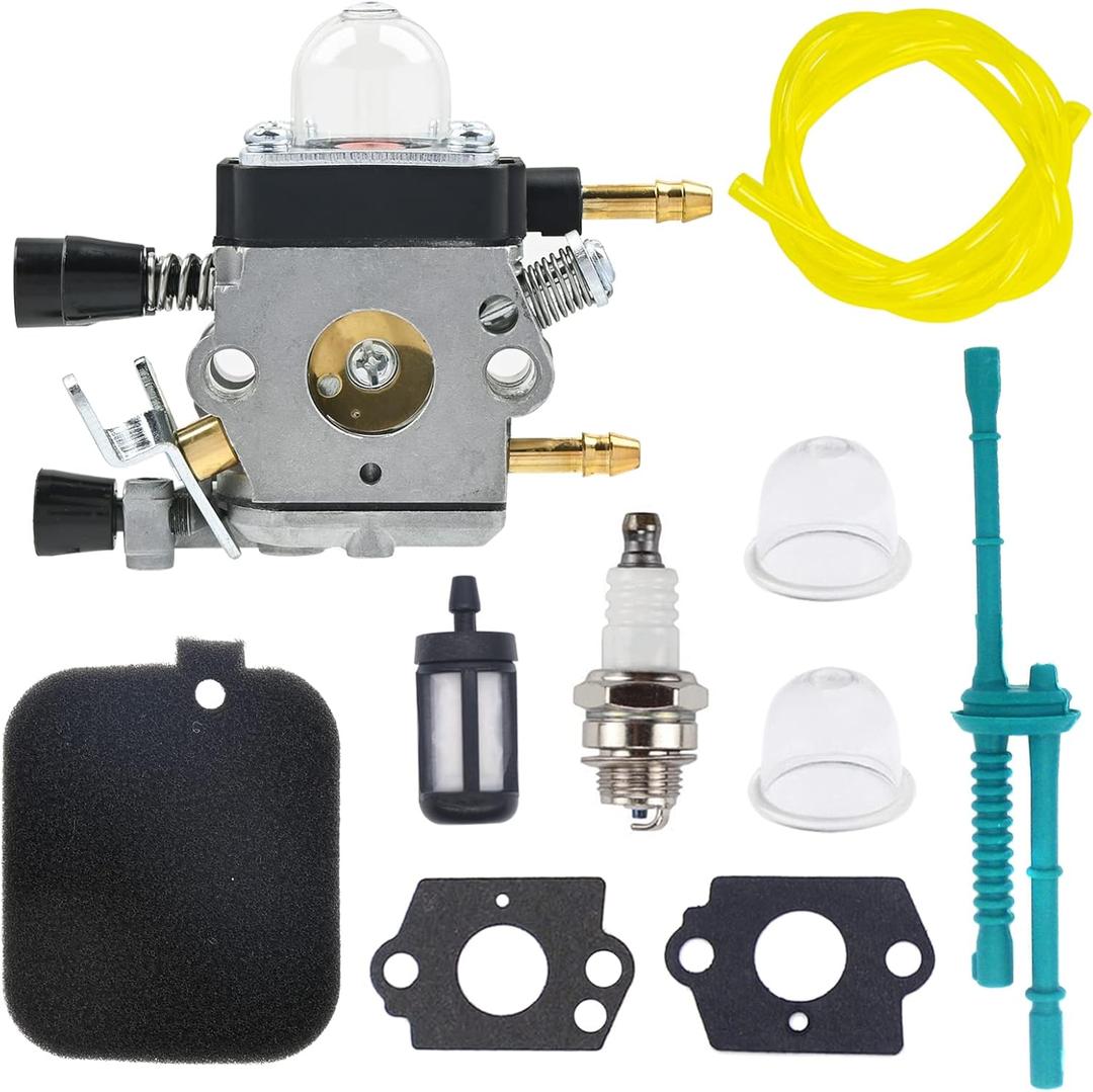 BG55 Carburetor with Air Filter Tune Up Kit for Stihl BG45 BG46 BG55 BG65 BG85 SH55 SH85 BG55C BG55Z BG85C Leaf Blower Parts Replace 4229 120 0606 Zama C1Q-S68 C1Q-S64