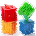 iKeelo 4 Pack Money Maze Puzzle Box - Makes Cash Gift Giving More Fun, STEM Gifts and Brain Teasers for Kids and Teens