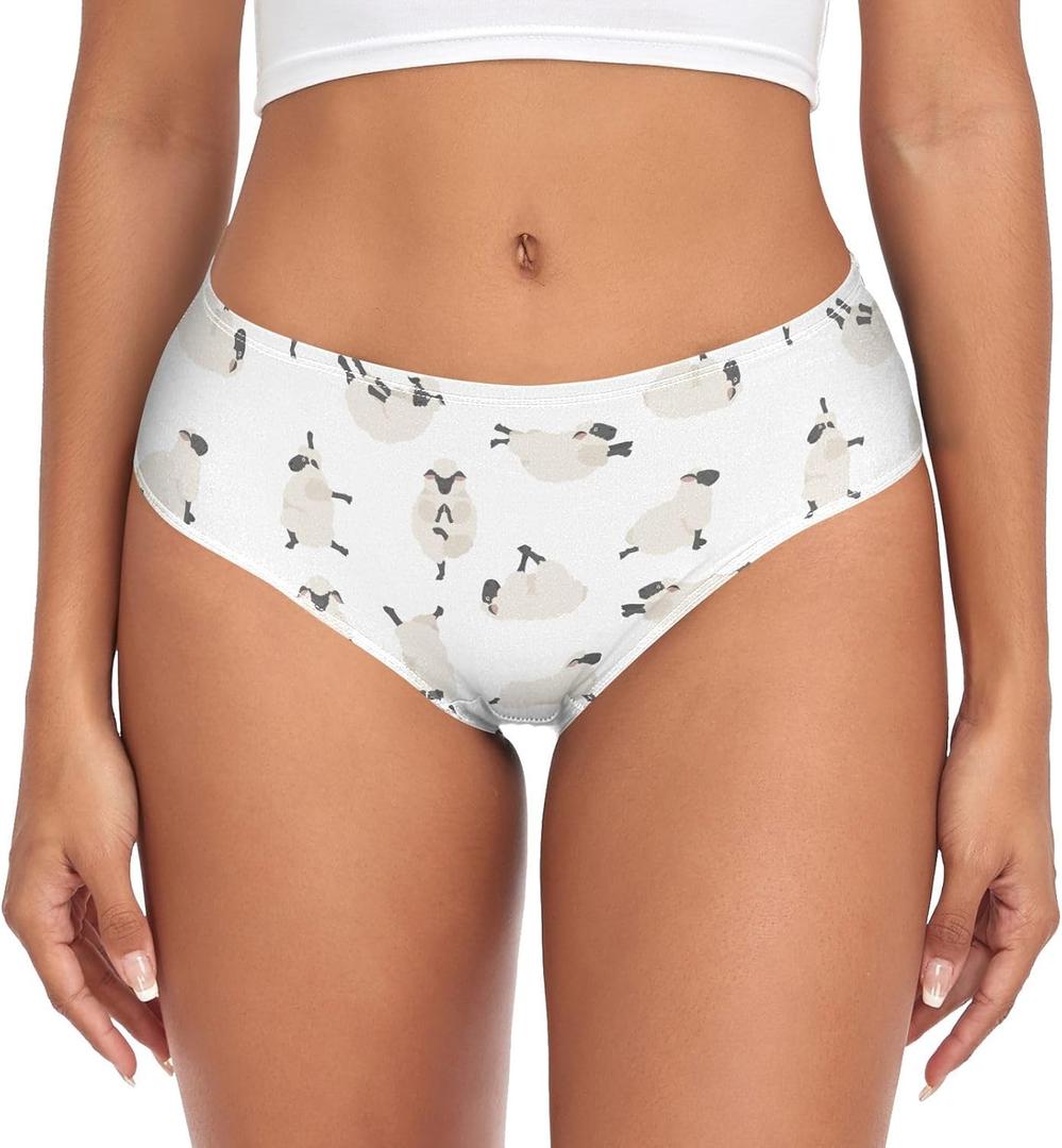 vvfelixl Cool Shark Text Blue Panties for Women Women Underwear Cheeky Panties for Women XS (Large, Multi 20)
