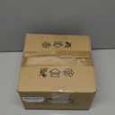 Plug in Pendant Light Rattan Hanging Lamp with Switch,Mini Rattan Boho Semi Flush Mount Ceiling Light,Hand Woven Hallway Light Fixtures for Bedroom Entryway Kitchen (1 Pack Brown)