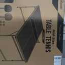 GoSports 6 x 3 ft Mid-Size Table Tennis Table Set with Adjustable Height - Green or Blue, Features 4 height settings from 24 to 30 inches