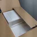 IRIS USA 6 Qt. Small Plastic Stacking Drawer, Stackable Storage Organizer Unit with Sliding Drawer for Bedroom Kitchen Under Sink Pantry Craft Room Dorm Office, White, 8-Pack