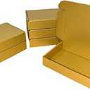 20 Pack 11.8x7.9x3.2 in Gold Shipping Boxes