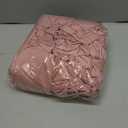Moukeren 50 Pcs Spandex Chair Sashes with Buckles, Pink