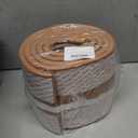 Baby Proofing Wall Corner Protector,Edge Guard Corner Protector,6.56ft Thinken Soft Corner Protectors Pre-Taped Soft Rubber Foam Edge Cushion for Furniture (Brown-L, 6.56Ft x 7.8" W x 0.47" Th)