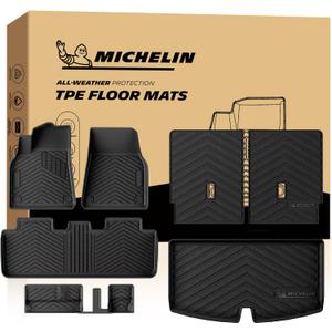 Michelin Vehicle Mat for 2020-2025 Tesla Model Y 7 Seat (7 Piece)