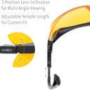 Honeywell Uvex Ademco Skyper Blue Light Blocking Computer Glasses with SCT-Orange Lens (S1933X)