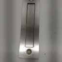 JUBEST 8'' Sliding Barn Door Handle Stainless Steel Modern Simple Finger Flush Pull Handle for Gates Garages Sliding Doors Cabinets Closet and Drawers (Silver)