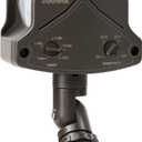 240-Degree Replacement Motion Detector, Adjustable Time & Detection Sensitiity Up to 60 Feet Range, 3 Working Modes Pir Motion Sensor for Security Floodlight, Brown, UL Listed