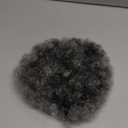 Afro Curly Headband Wig for Black Women,Short Kinky Curly Synthetic Wig with Super Elastic Headband Glueless Quick Wear And Go Fluffy Bouncy Afro Wig for Daily Party(TGrey) (6 Inch)