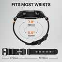 Bandletic Compatible with Garmin Instinct 2 Watch Band - 22mm Quick Fit Rugged Nylon Replacement Band for Fenix 8 E 47mm/7 6 Pro/5 Plus/Instinct 3 E 45mm/Forerunner 970 965/Approach S70 S62/Epix Pro