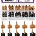 Swpeet 30Pairs 5 Sizes Women's High Heel Shoes Replacement Tips Pin, U-Shape Heel Protective Caps Noise Reducing Non-Slip Heel Caps Erfect for Weddings, Races, Formal Occasions and Events