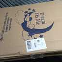 Dream On Me Snuggles Extra Firm Dual-Sided Baby Crib Mattress with Breathable Fabric, Water & Odor Resistant, GREENGUARD Gold Certified, Fits Mini & Portable Cribs (38x 24x 3) - Blue Mist