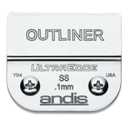 Andis 64160 UltraEdge Carbon-Infused Steel Detachable Outliner Blade, .1mm Cut Length